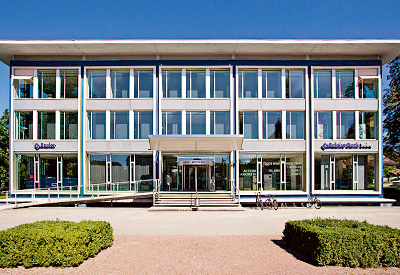Siège principal de la Baloise Bank SoBa à l’Amtshausplatz 4, à Soleure.